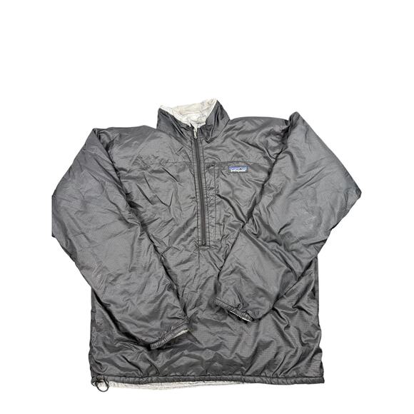 Patagonia Nano Puff Pullover Jacket Black Gray Men’s XS 1/2 Zip Insulated - Picture 1 of 6